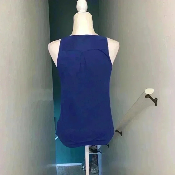Express royal blue zip tank size XS - Picture 4 of 5